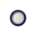 Oxford Donna 12-Piece Stoneware Dinnerware Set in Colb Pattern